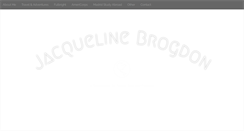 Desktop Screenshot of jacquelinebrogdon.com